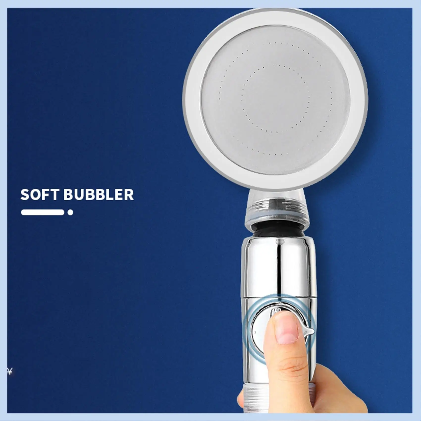 

Душевая насадка под давлением MLGB, съемная на 360°д. ° Вращающийся фильтр для насадки для душа для воды, ванной комнаты, душа