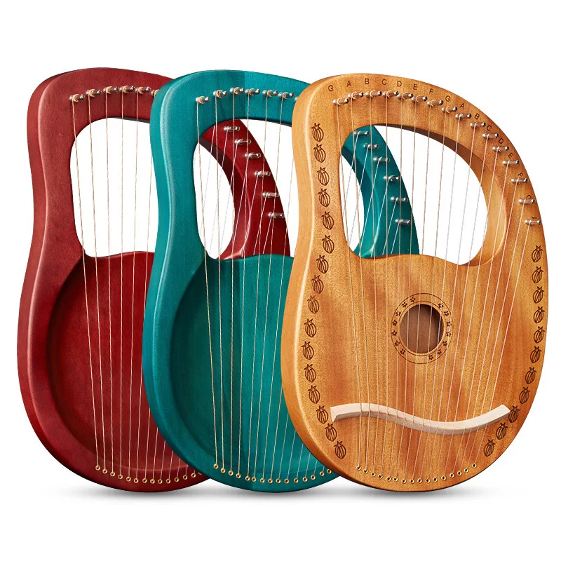19 strings 15 notes harp 23 notes 10 strings portable instrument