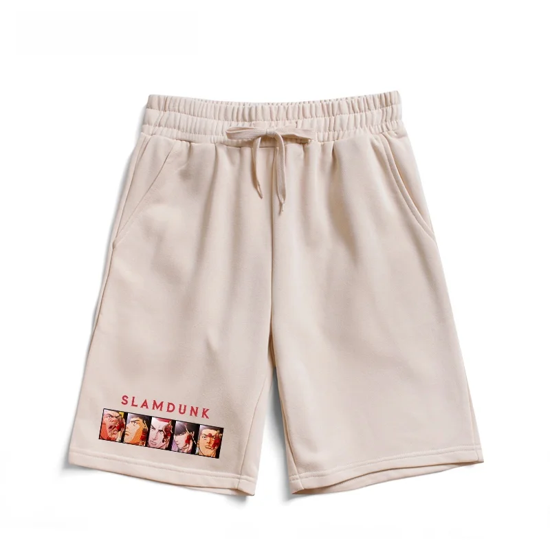 

Loose Fit Pure Cotton Baskeall orts Casual Pants Men's Women's Fitn Leisure Summer Trousers Comfortable Breathable