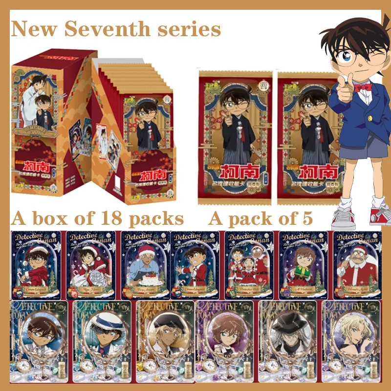 

Горячее аниме-детектив Конан Insight, новая упаковка серии 7, XR SCR, редкие карты с меморами, коллекция игровых карт, изысканные подарочные игрушки