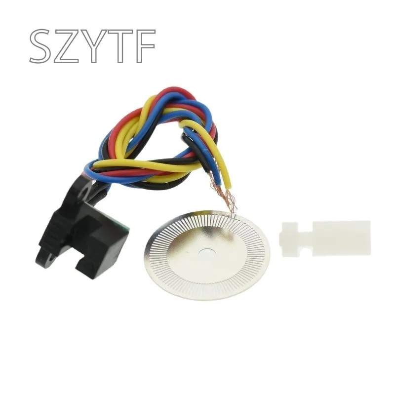 1PCS Photoelectric Speed Sensor Encoder Coded Disc Code Wheel For Freescale Smart Car 5V For Arduino DIY