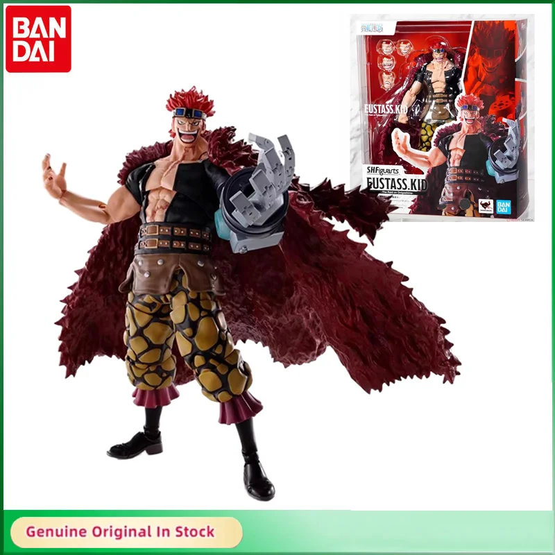 

Bandai Original SHFiguarts One Piece Eustass Kid Action Figure The Raid on Onigashima Collection Model Toys Figura