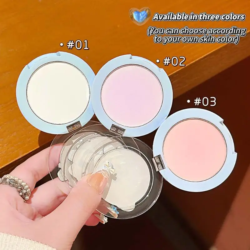 Long Lasting Oil Control Matte Face Powder Compact Smooth Application Setting Powder For  Look