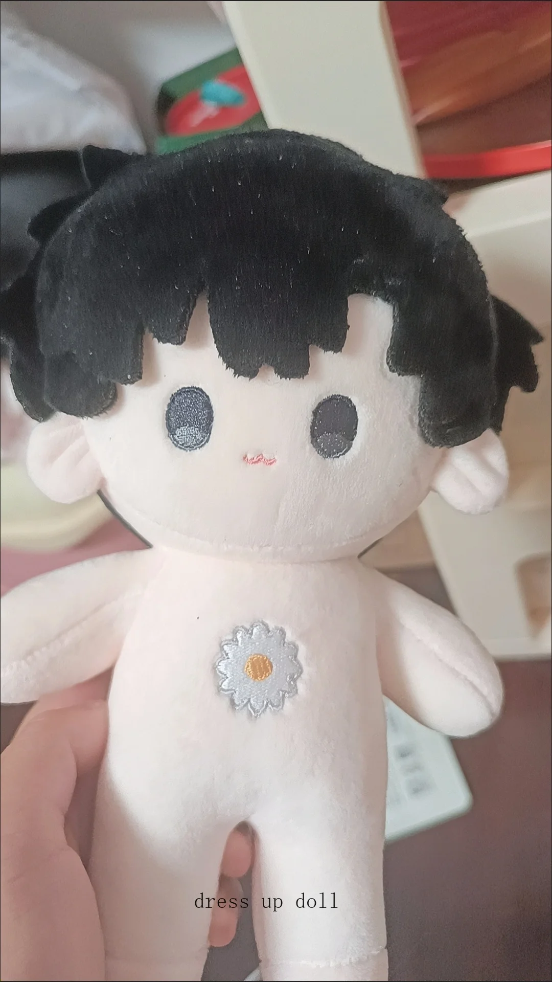 Link clique charles lucas adorável figura de pelúcia algodão boneca estudante brinquedos de pelúcia jogo boneca 20cm peludo plushie coleção presente