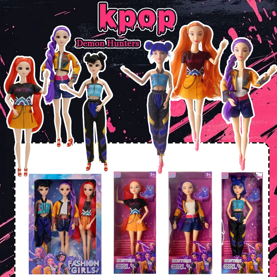

2025 Anime nuevo KPop Demon Hunters muñeca vinilo juguete Rumi Mira zoi personaje vinilo máscara estatuilla regalo de cumpleaños