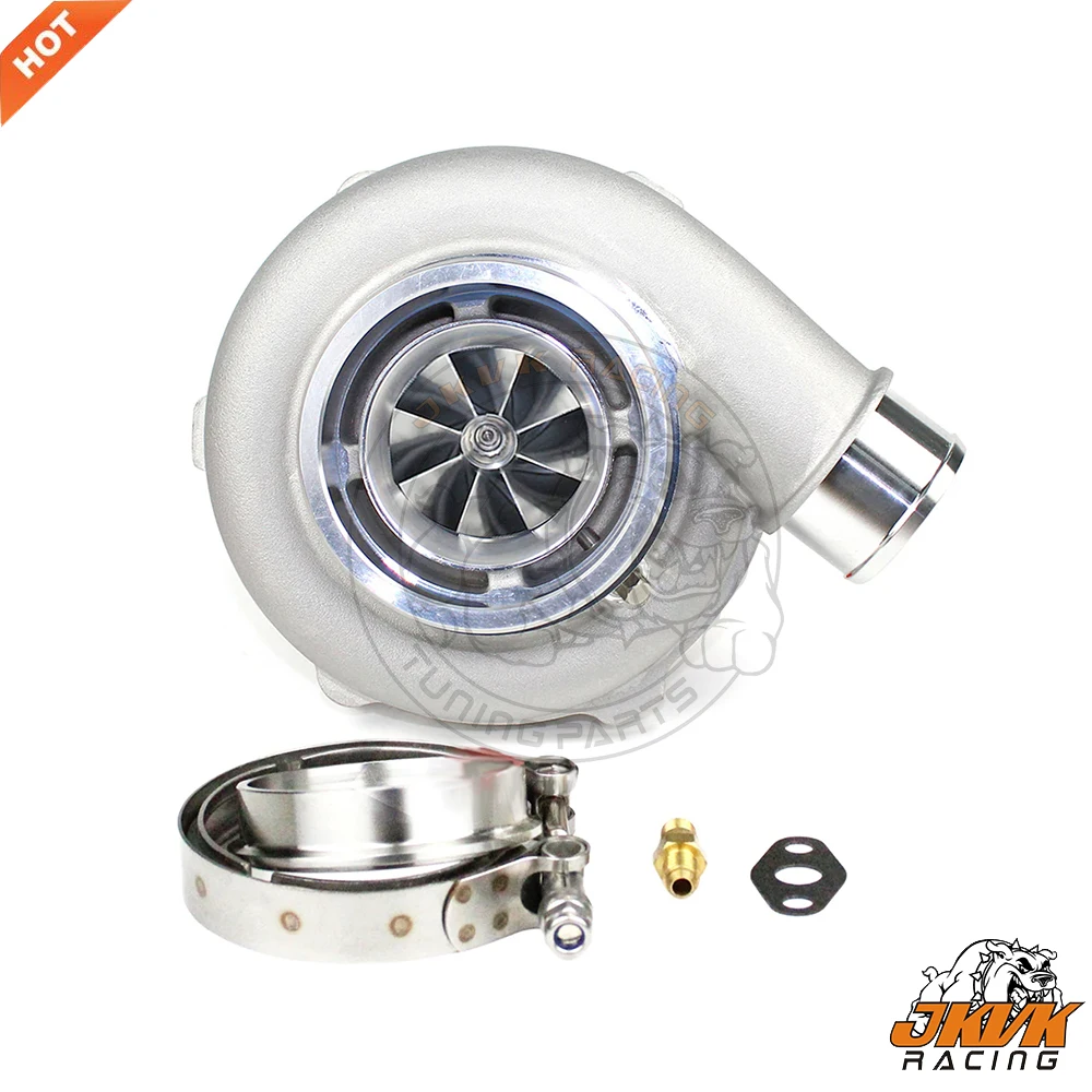 JKVK Racing Gen2 GTX3071R двойной Керамический шарикоподшипник Turbo Dual Vband 0,83/1,01 корпус турбины 340-650HP