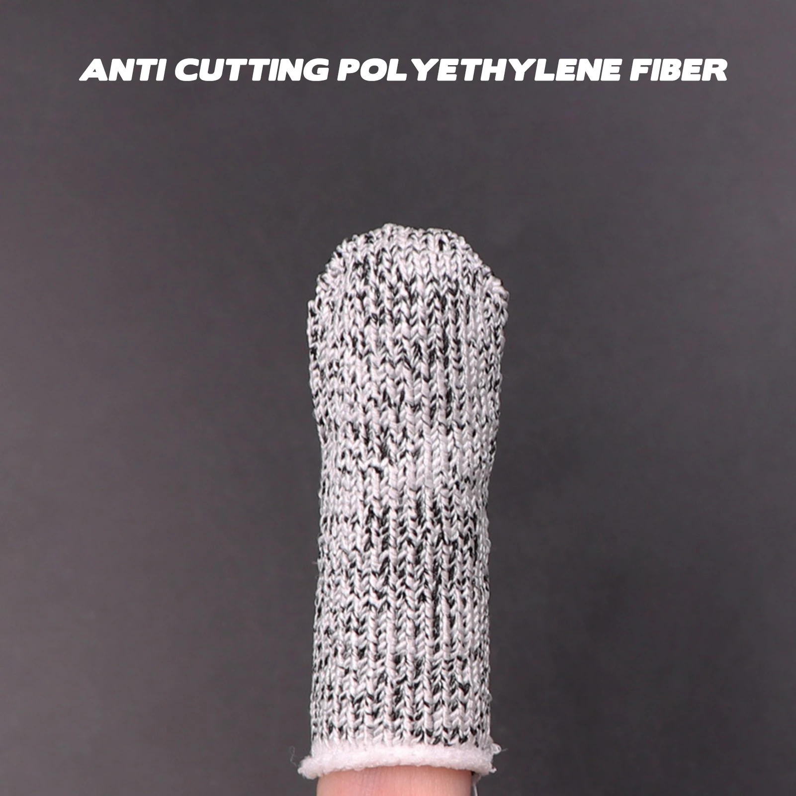 Anti-Cutting Finger Covers, 5-Level Thumb Knife, Picking Device, Adequado para Cozinhar, Escultura, Trabalhando, 10pcs