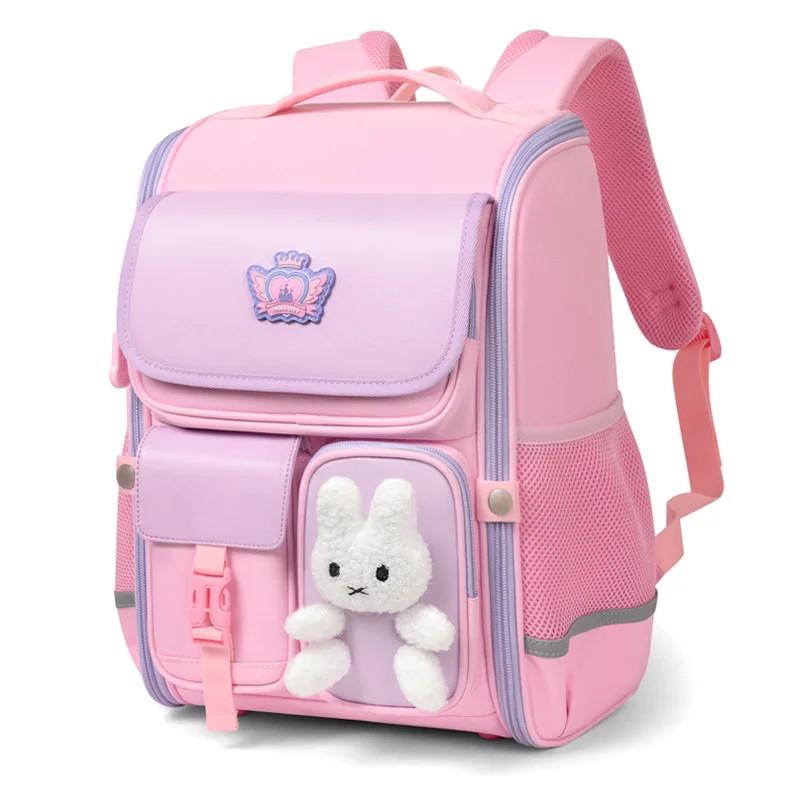 Vnine-mochila para meninas do ensino fundamental e crianças, super leve, para meninas de 1 a 4