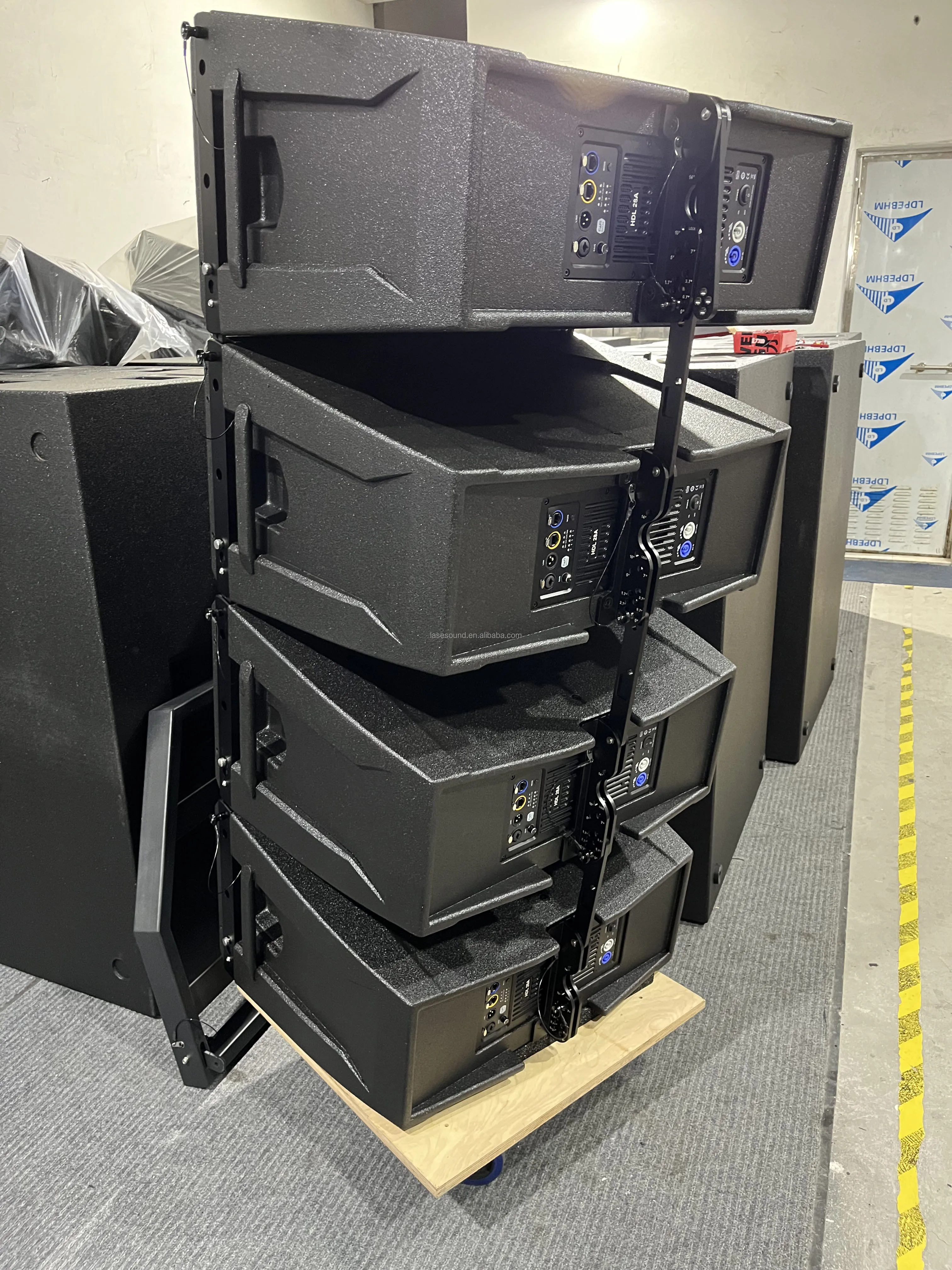 Picture 6: Lase Sound Hdl28l Double 8 Inch Powered Sound System Active Speaker 2 Way Line Array Speaker System