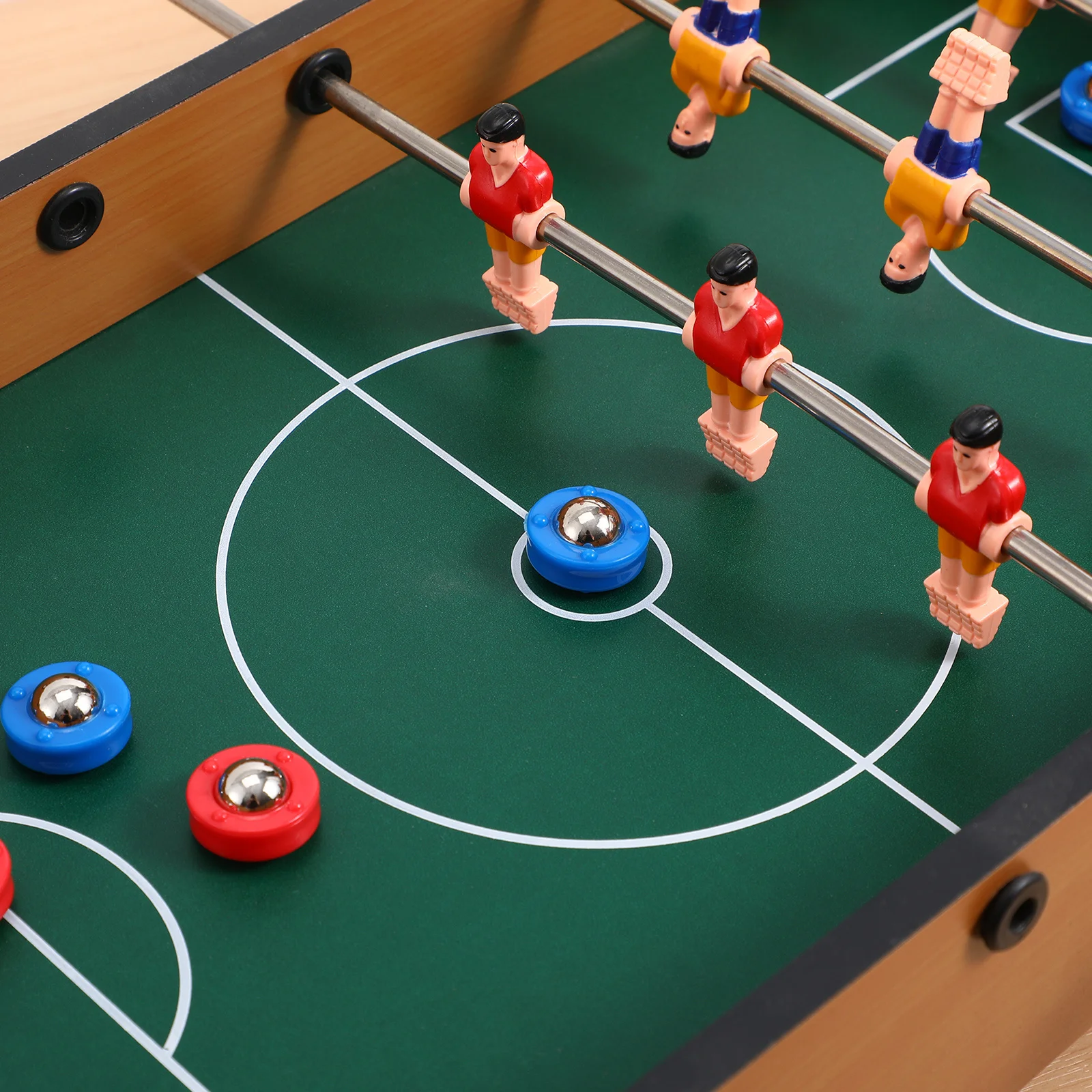 

12Pcs Table Football Rolling Beads Premium Plastic Iron Durable Replacement Board Game Accessories Fun Sliding Balls Supplies