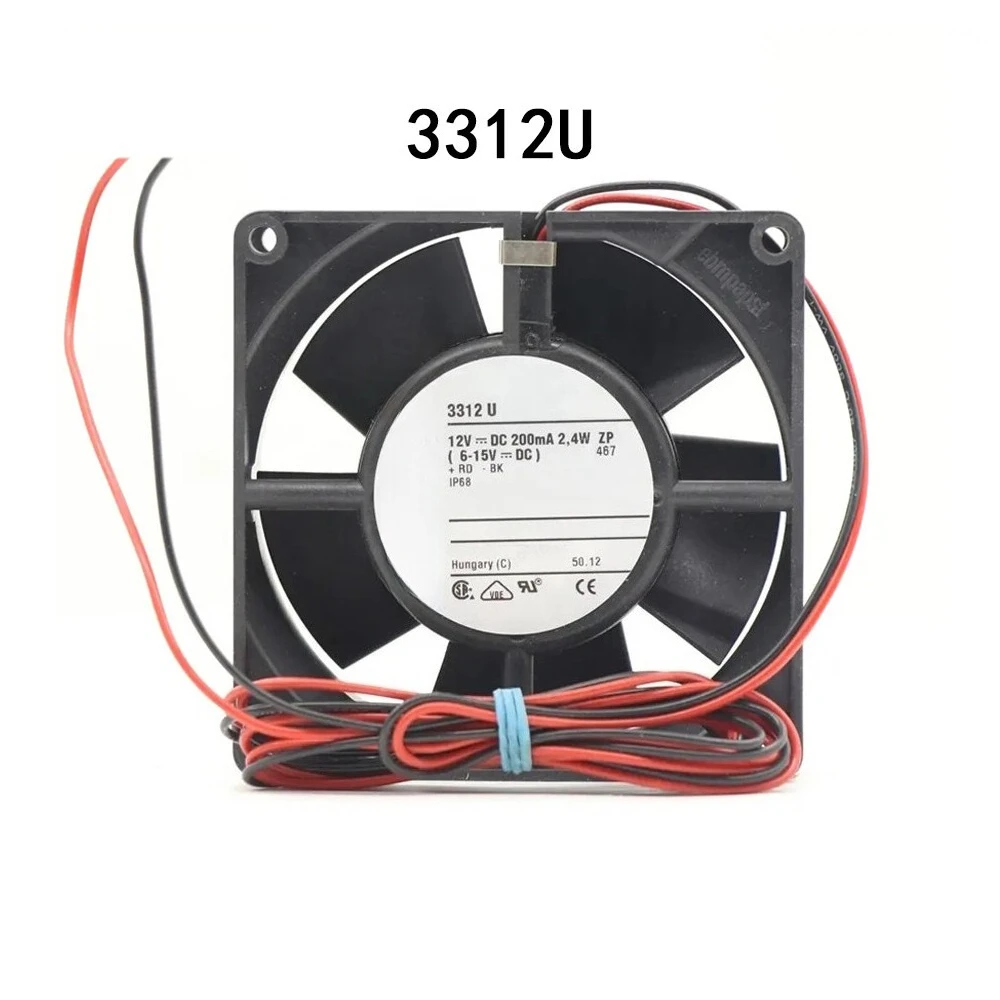 

Новый осевой вентилятор с низким энергопотреблением для Ebmpaps 3312U 92*92*32 мм 2,4 Вт, 12 В постоянного тока, 235 мА, серверный вентилятор