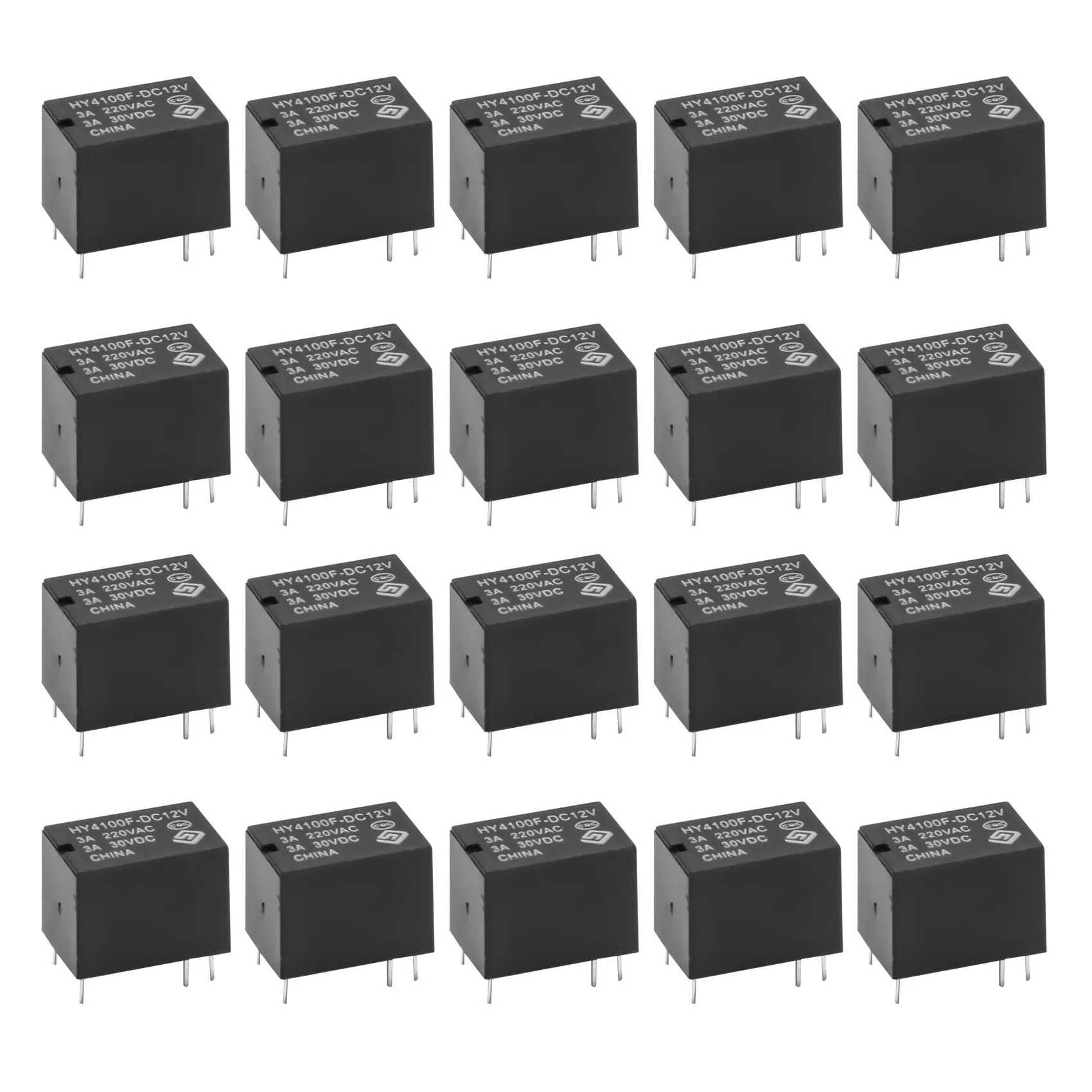 A72Z 20 PCS Mini Electronic Relay DC 12V