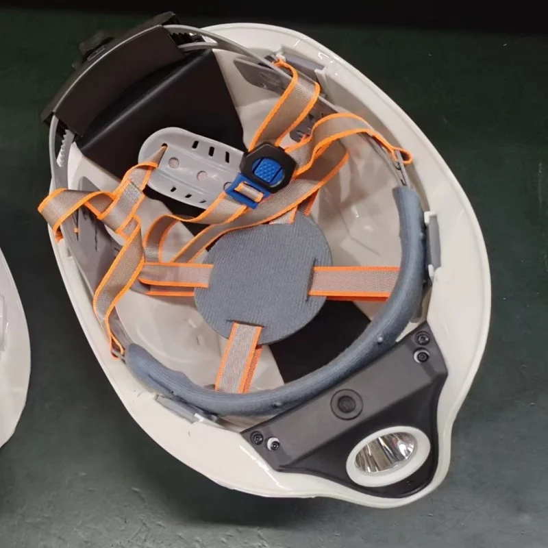 Head Light LED Safety Helmet Mining Lamp Integrated Information Technology Intelligent Miner Underground Operation Communication