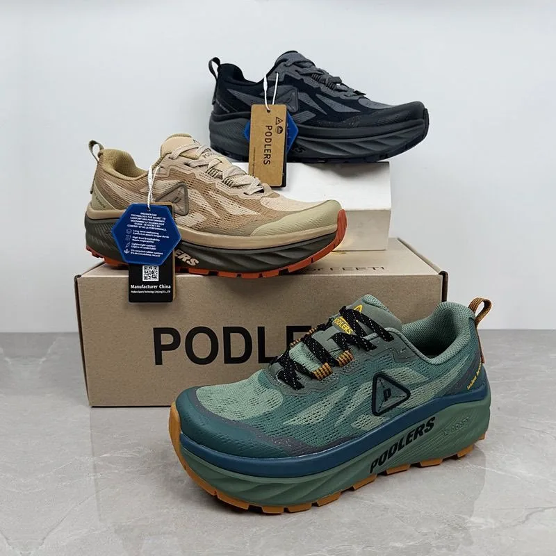 Classic Brand Comfortable Wide Feet Walking Jogging Shoe Top Quality Off Road Running Shoe Unisex Anti Slip Trekking Sneakers