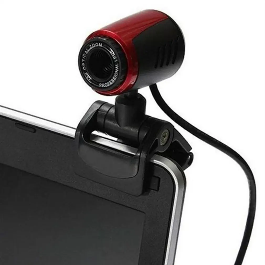 Webcam HD com Mic para Computador, PC, Laptop, Câmera de Vídeo Digital, Tiktok, Youtube, Skype, MSN, USB 2.0, 1080P, Novo