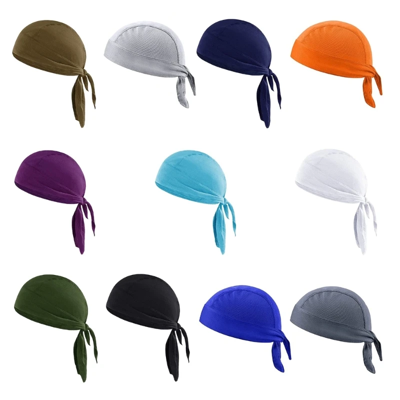 49MC Adjustable Moisture Wicking Headscarf Quick Drying Breathable Headwear