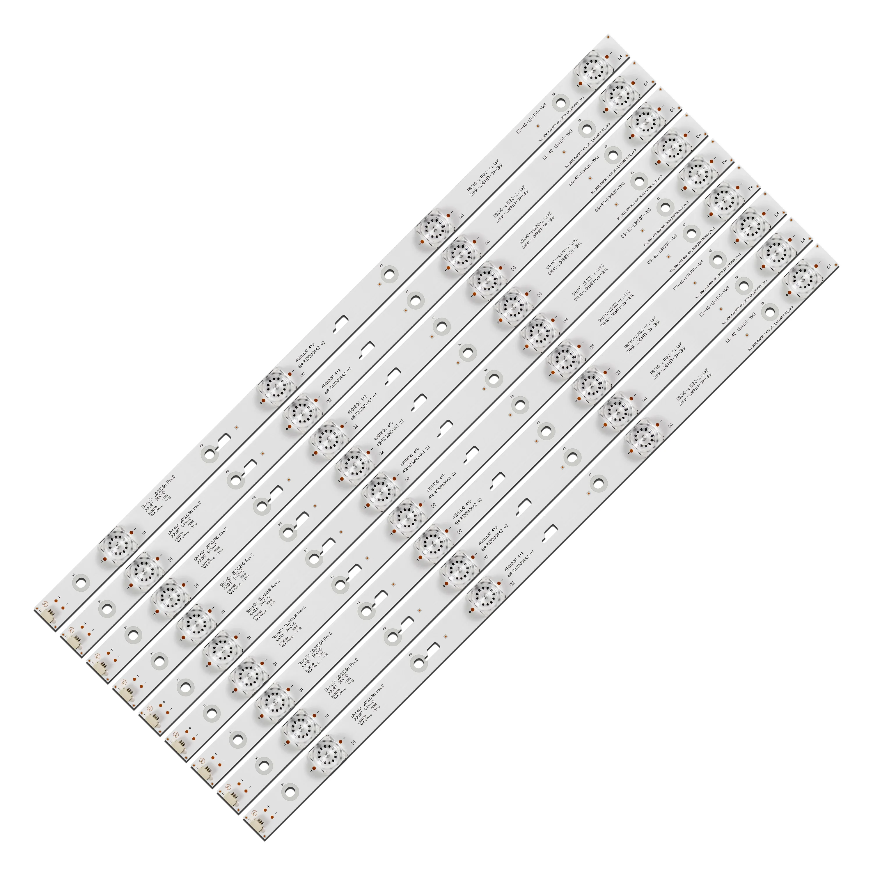 

Светодиодный подсветка для TCL_ODM_49D1800 4X9_3030 49HR332M04A3 V3 4C-LB490T-HR2 49R80 DS-4C-LB490T-YM3 ZC1 YHC YHF TC490M02 49U7750VE