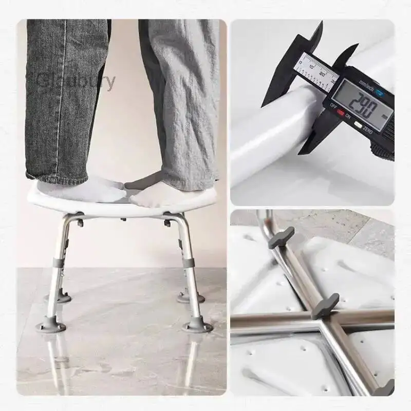 

Plastic Folding Foot Toilet System Chair Chairs Stool Portable Old Bath Chair Elderly Hocker Tabouret Pliable Step Furniture