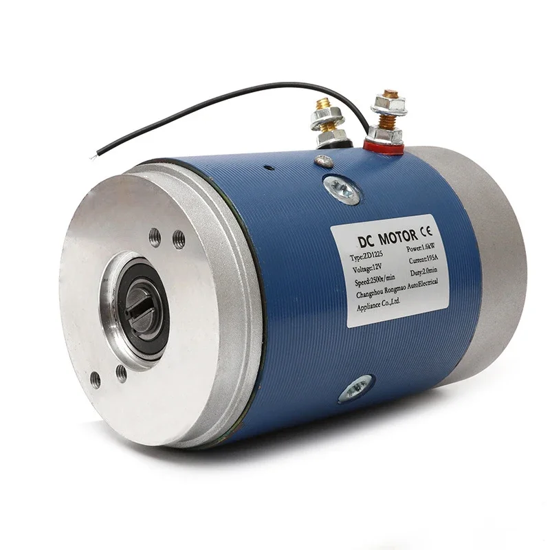 2.5KW 24V Brushed DC Motor Copper Wire, High Power Sports Unit for Truck Tailgate and Machinery