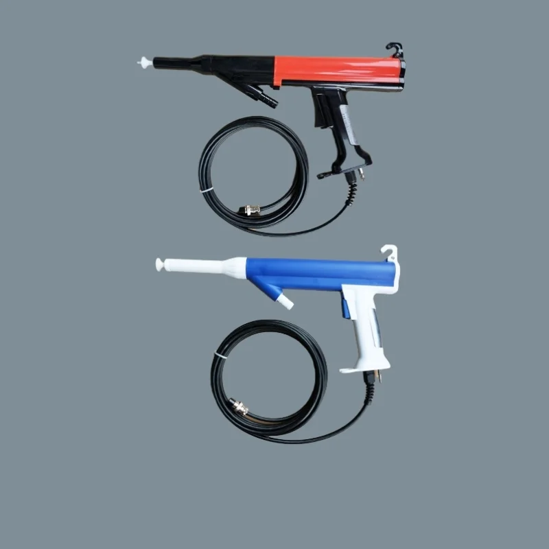Factory Wholesale Blue Manual Electrostatic Paint Sprayer Powder Coating Spraying Gun For Powder Coating