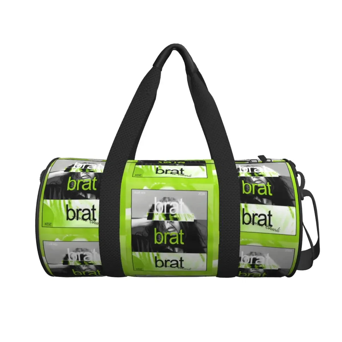 

Brat Charli Xcx Large Duffle Gym Bag Multi-Functional Duffle Travel Bags Handbags Fitness bag