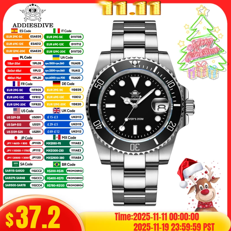 ディレダイブステンレス鋼のメンズウォッチヨーロッパとアメリカのビジネスレジャークォーツ時計防水アウトドアスポーツ腕時計