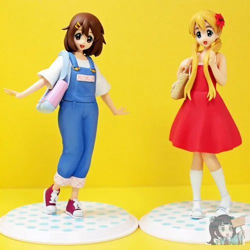 بانداي الأصلي SQ K-ON! هيراساوا يوي تسوموجي ريتسو ميو الصيف التدريب أنيمي عمل أرقام الحلي نموذج هدية