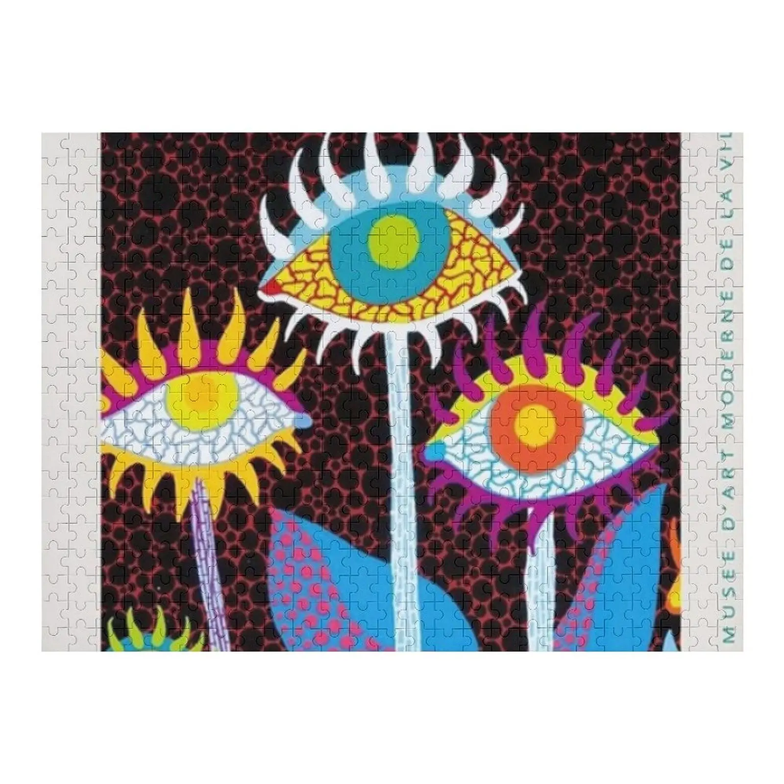 

Yayoi Kusama - Four Eyes Jigsaw Puzzle Personalized Gift Personalized Baby Toy Puzzle
