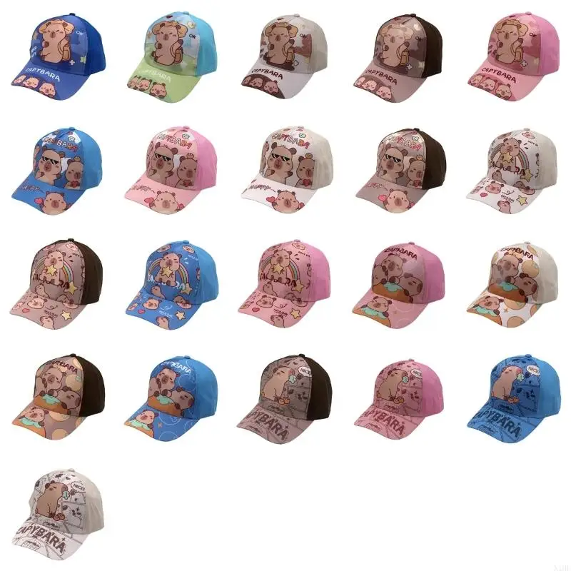 

Capybara Print Baseball Hat Personality Fashion Hat Outdoor Photography Hat for Trendsetters and Animal Lover