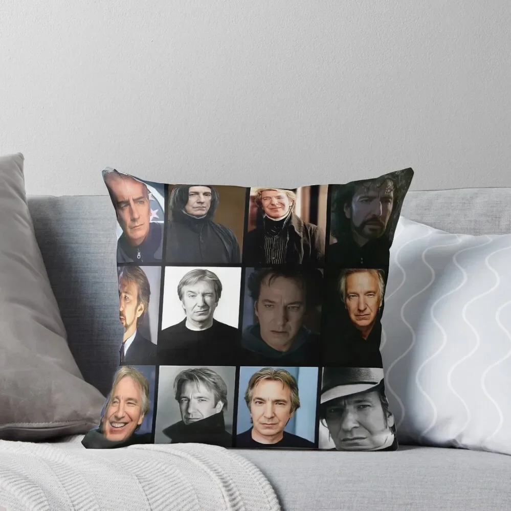 Alan rickman Throw Pillow Pillowcases Cushion Covers Sofa Cushion Cover Set Sofa Cushion Cover Christmas Throw Pillows Covers