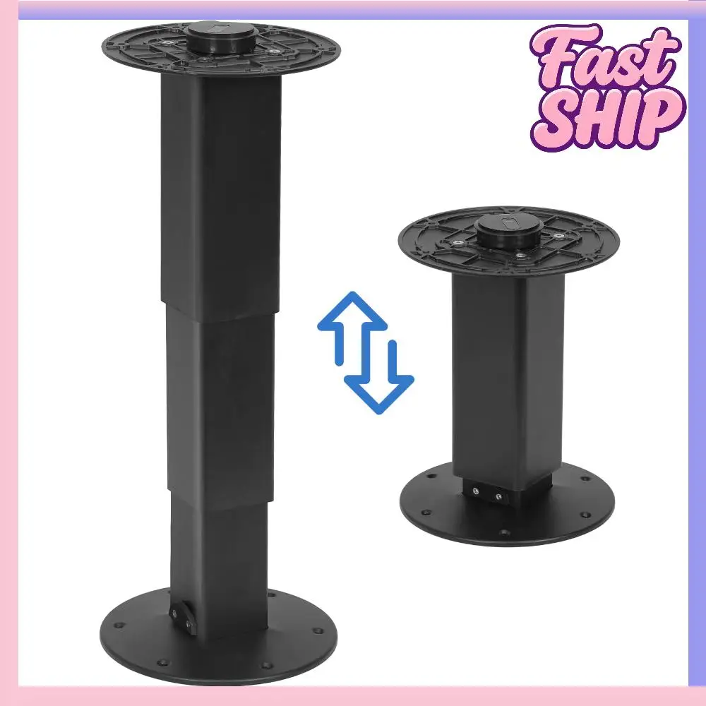 

RV Telescoping Table Stand Easy To Install Detachable Secure Fixation Table Pedestal for Caravan Motorhome Yachts