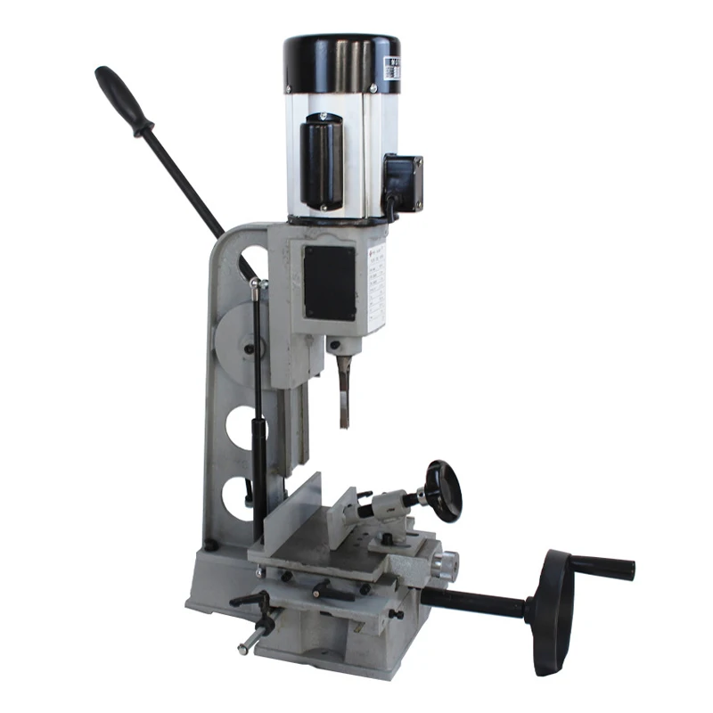 

Automatic Square Hole Mortising Machine for Woodworking Manual Wood Punching Eyeleting With Motor Square Hole Drill New Model