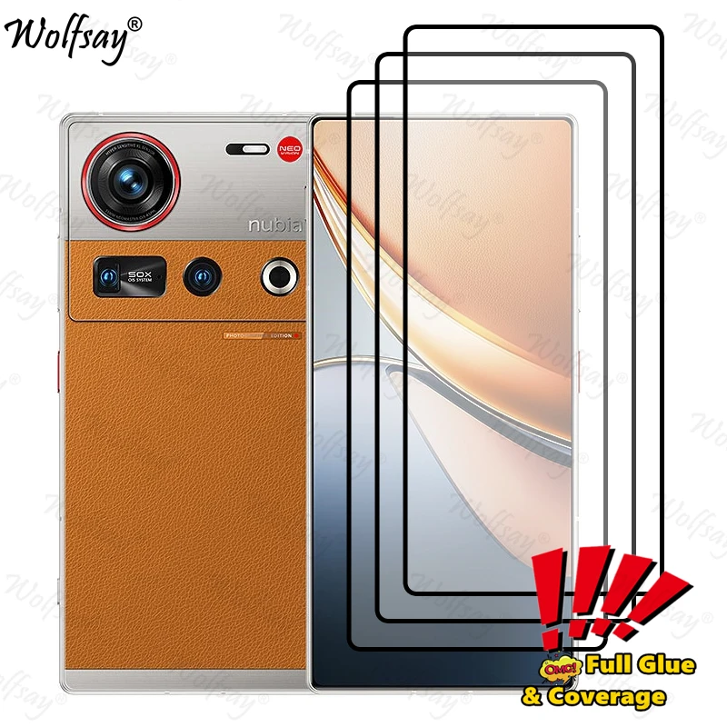 Protector de pantalla de cubierta completa para ZTE nubia Z70S vidrio Ultra templado ZTE nubia Z70S Ultra vidrio para ZTE nubia Z70S Ultra Glass