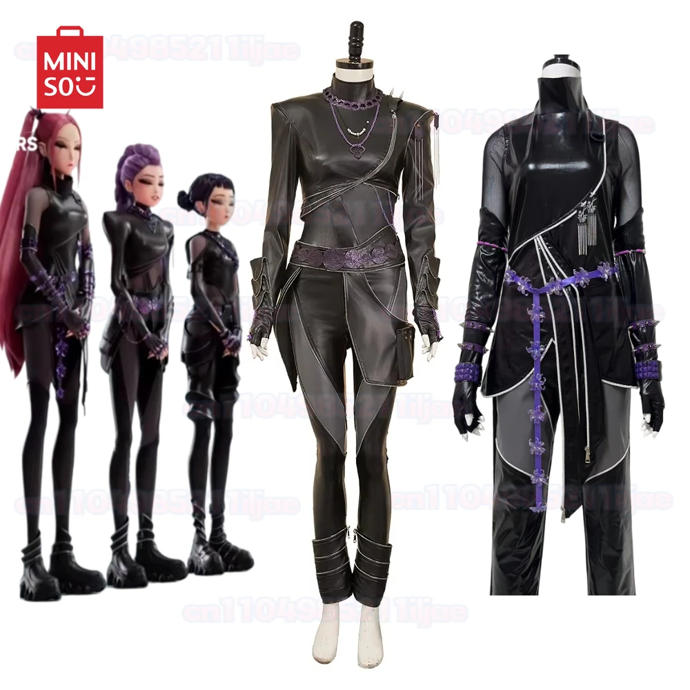 

Anime KPOP Huntrix Mira Rumi Zoey Cosplay Kids Costume Wig KPop Demon Hunters Uniform For Women Girls Halloween Party Props