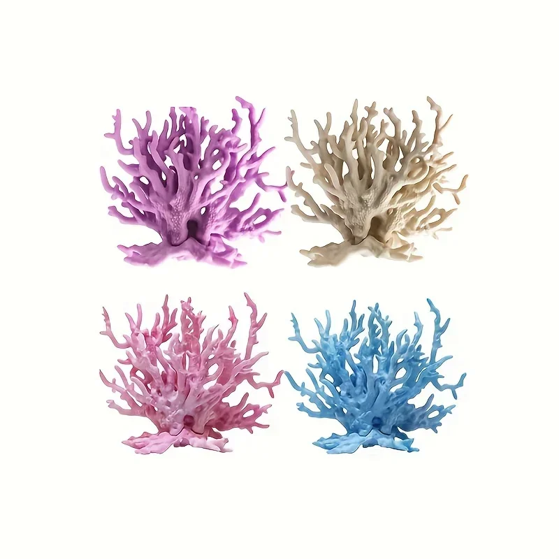 1 Stück Unterwasser-künstliche gefälschte Korallenwasserpflanze Landschaft Aquarium lebendige Unterwasserdekorationen in Aquarien Pflanzenzubehör