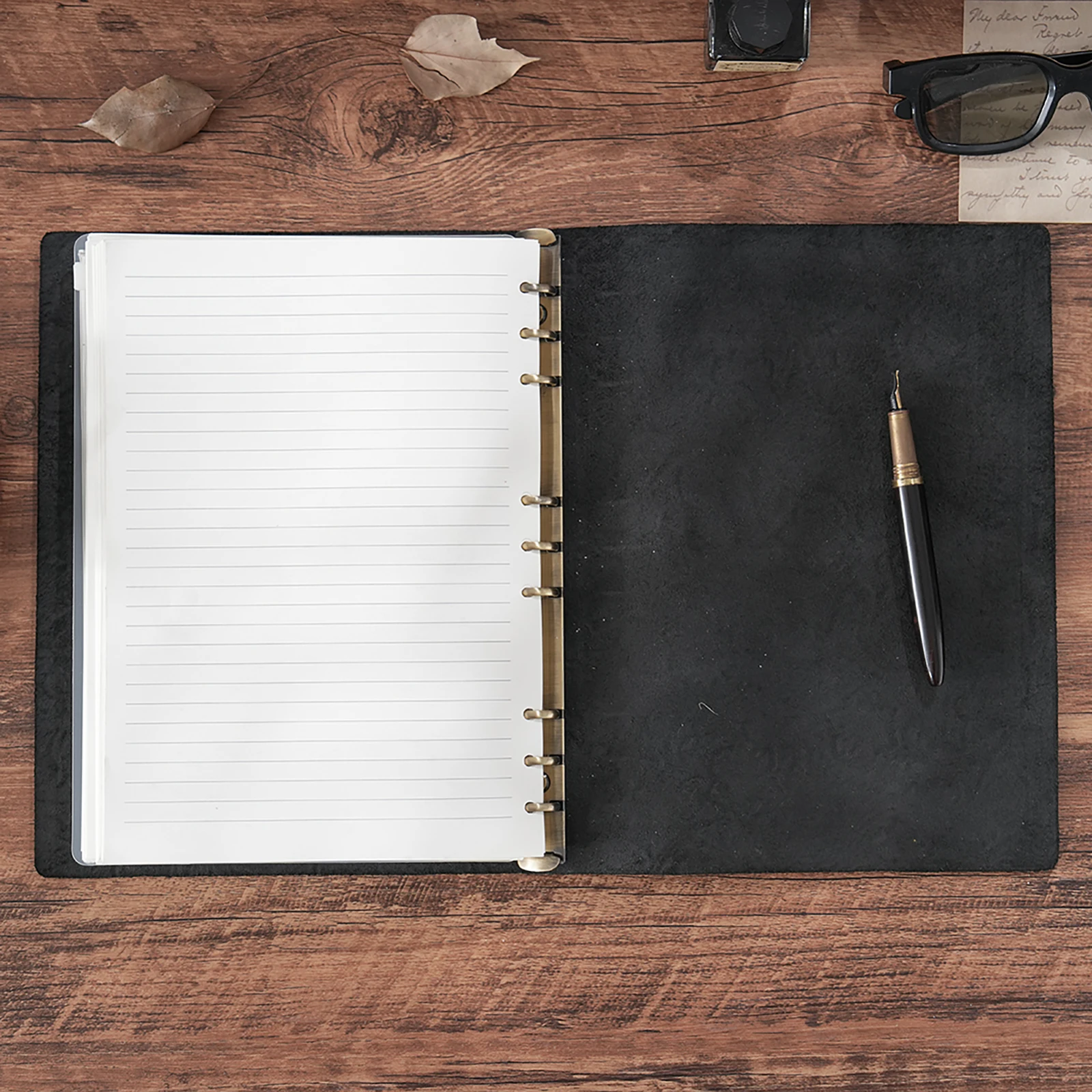 

Genuine Leather B5 Notebooks and Journals Handmade Large Notepads Diary for Work Meeting Record Book School Office Stationery