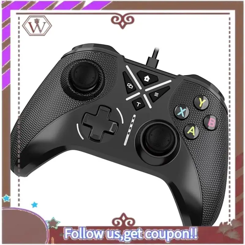 وحدة تحكم ألعاب سلكية ABBG مع أعواد التحكم ووظيفة Turbo لسلسلة S/X وOne وPC