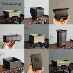 Mor kum saksı Miniatur etli saksı yaratıcı çin tarzı el yapımı saksı basit ev saksı LC370