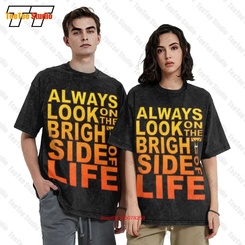 Monty Python Always Look On The Bright Side Of Life Life Of Brian Oversized T-Shirt UW3I