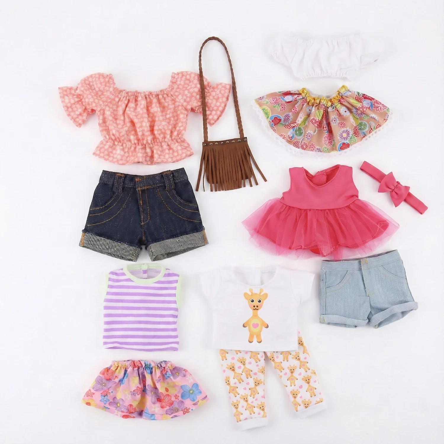 five-piece set or one For 18Inch American Doll&43CM Reborn Baby Doll Accessories For Girl's Toys Gift