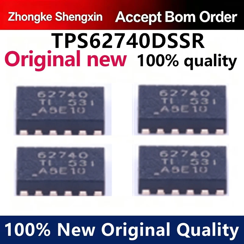 （5pcs-100pcs）Brand new original imported TPS62740DSSR TPS62740 SMT WSON12 voltage regulator chip
