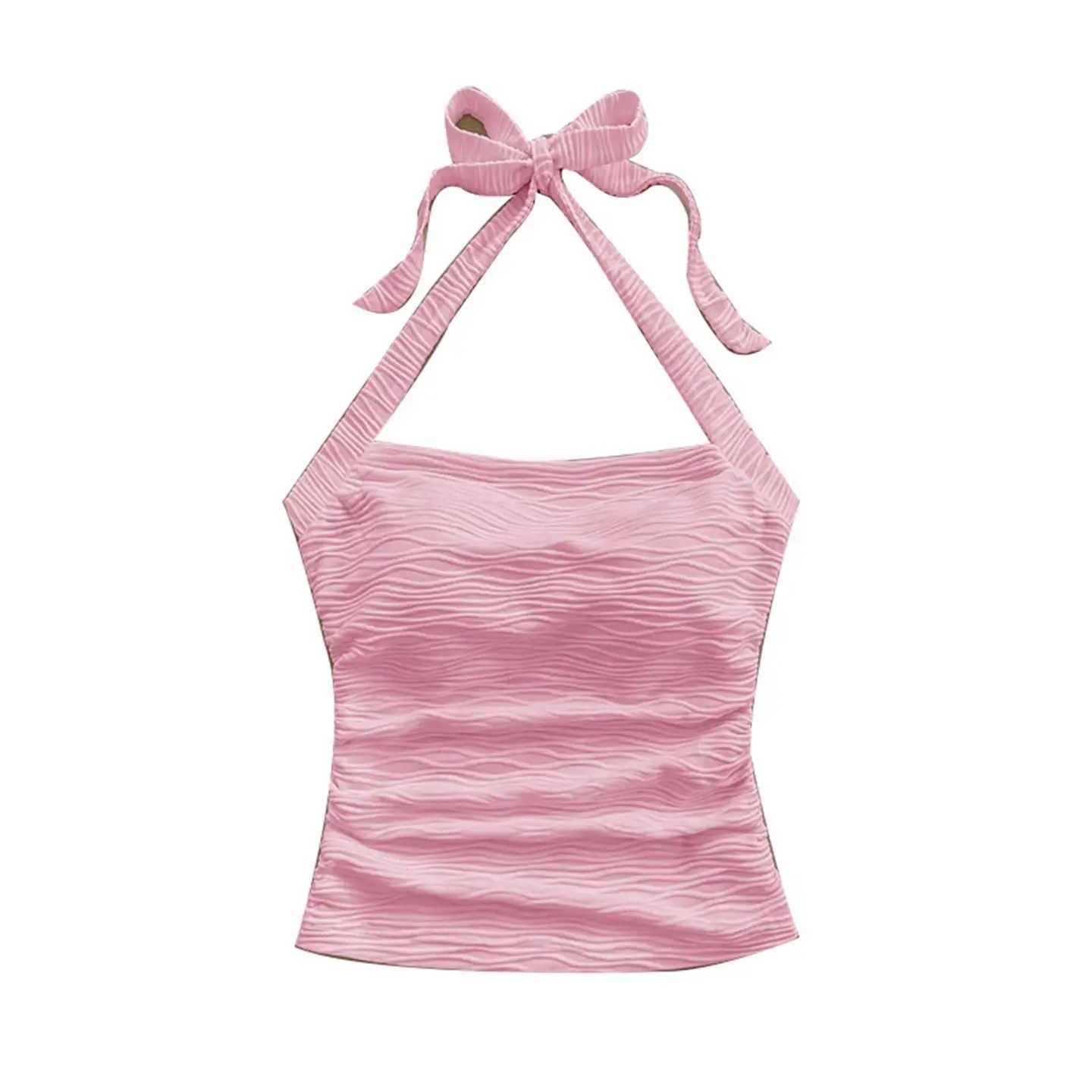 Sexy Strapl Beach Vaion Sle chaleco Top mujer Faion diseño de nudo europeo Casual A-Line chaleco de tirantes estrechos sin marca