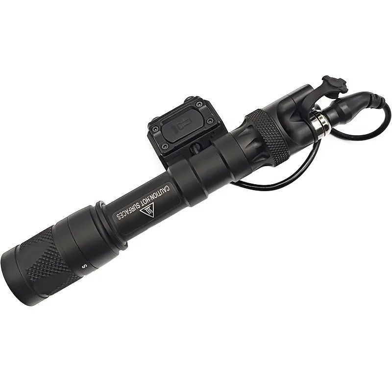 

Outdoor M300VM600V strong light lighting flash flashlight mouse tail long bright switch cover set combination