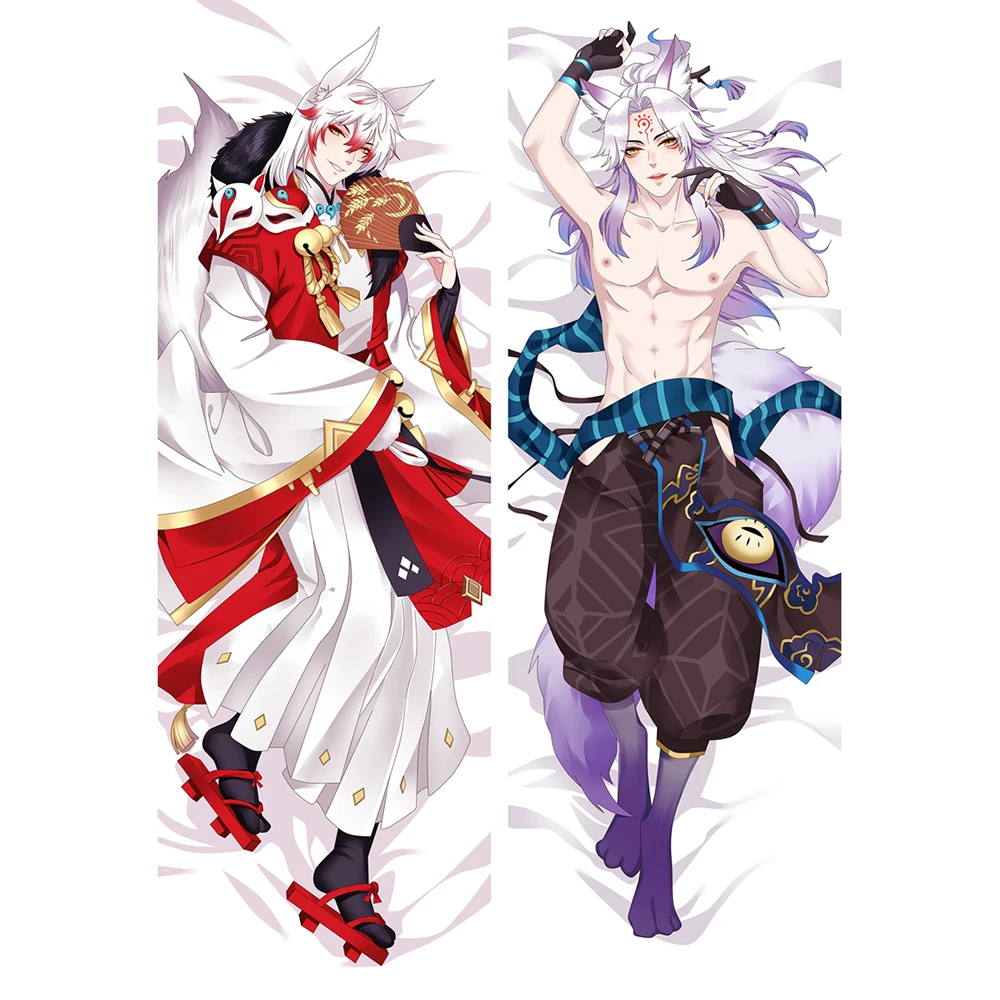 

60*180CM Dakimakura Pillowcase Customize Cartoon Game Character Bedding Pillow Case Hugging Fullbody Pillow Cases