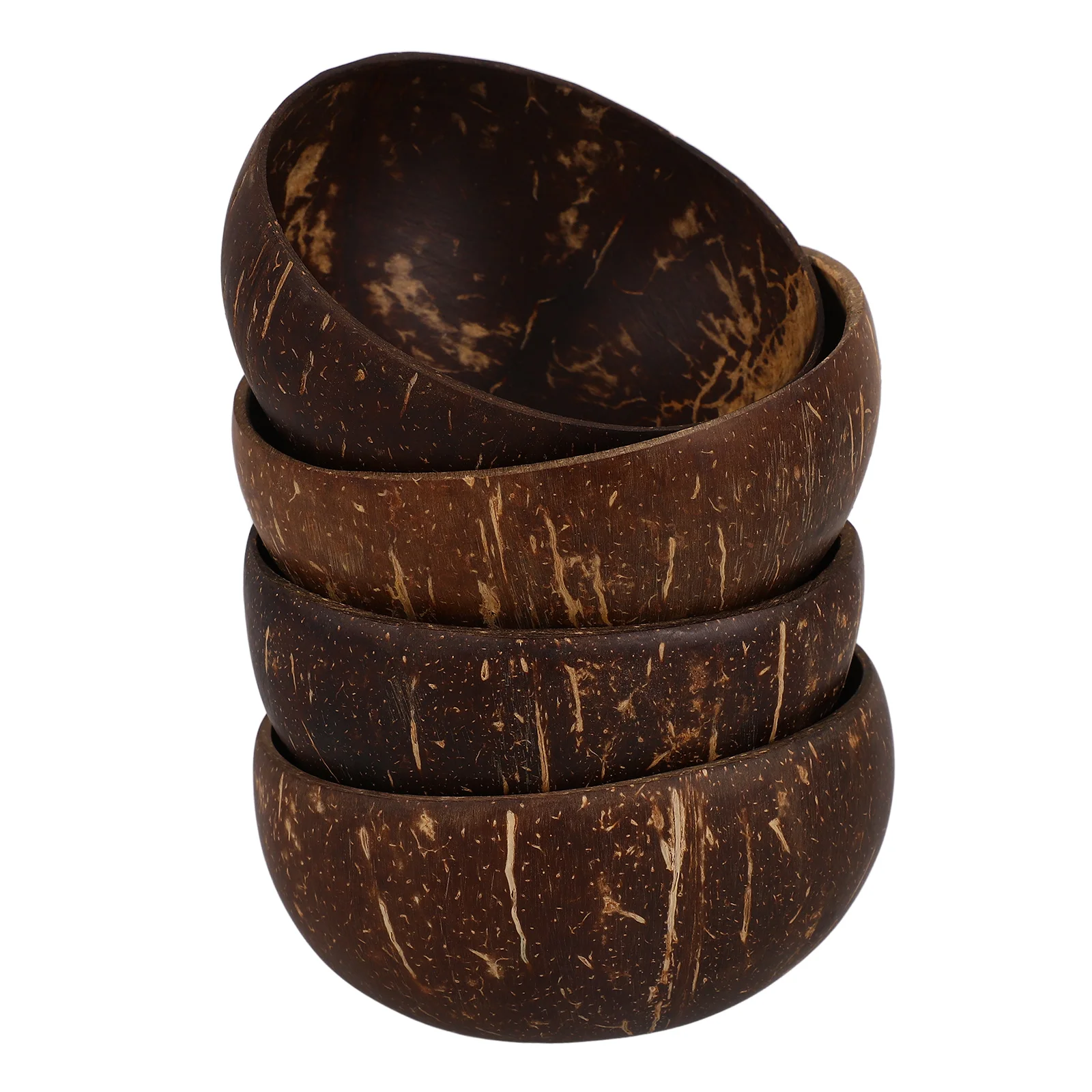 

Natural Coconut Shell Decorative Dessert Bowl For Party Home Multi-Purpose Food Storage Small Coconuts Bowls Luau Party