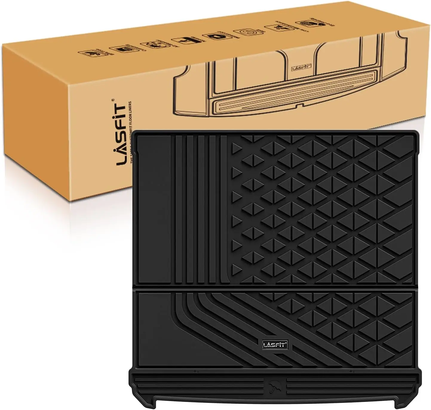 

All-Weather TPE Trunk Mat for BMW IX (2022-2026 Models), Anti-Slip, Black - Premium Car Accessories