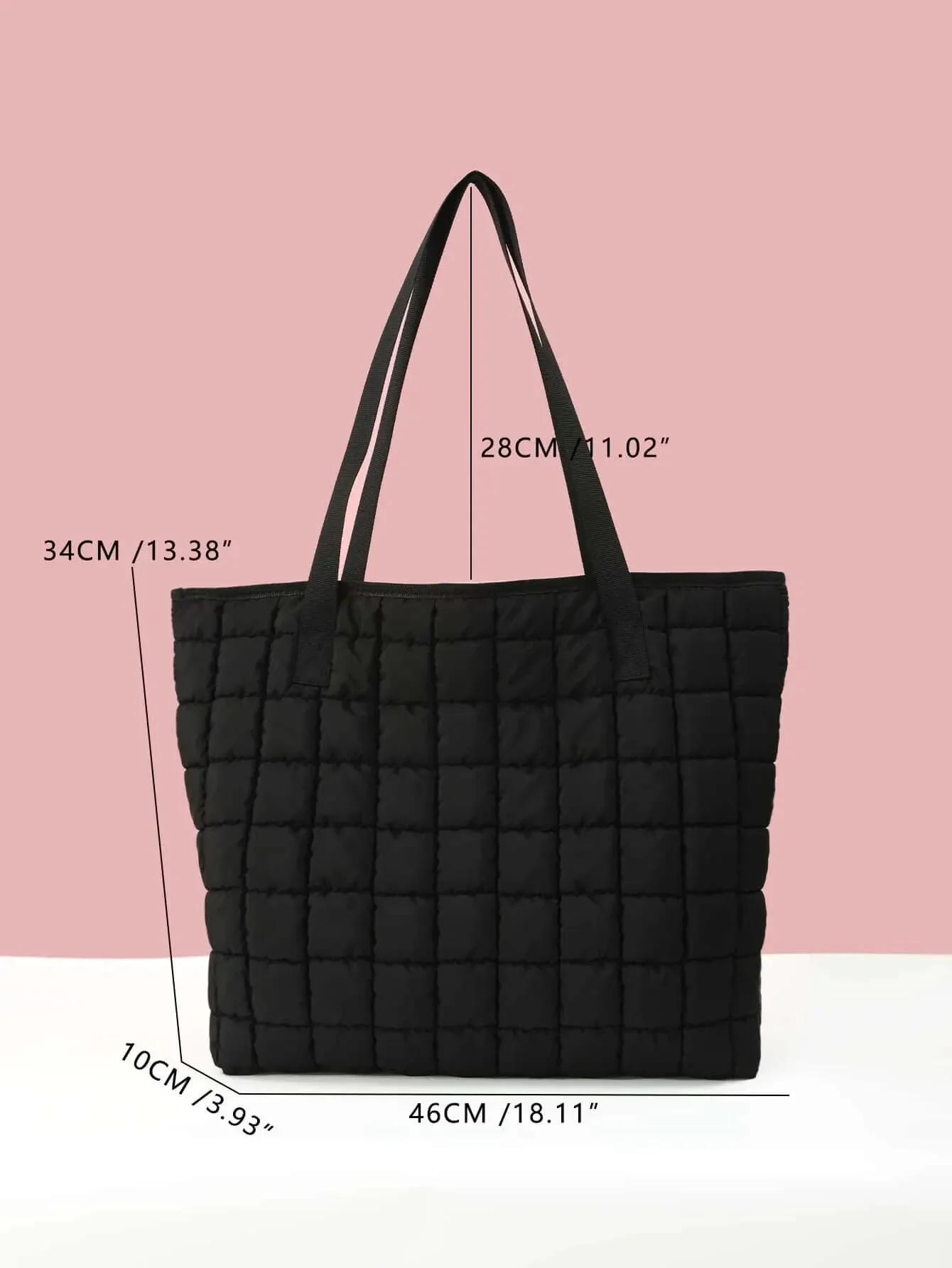 1pcs Winter Women Plaid Large Capacity Quilted Down Handbag Shoulder Bag for Girls Daily Use School Outdoor Travel
