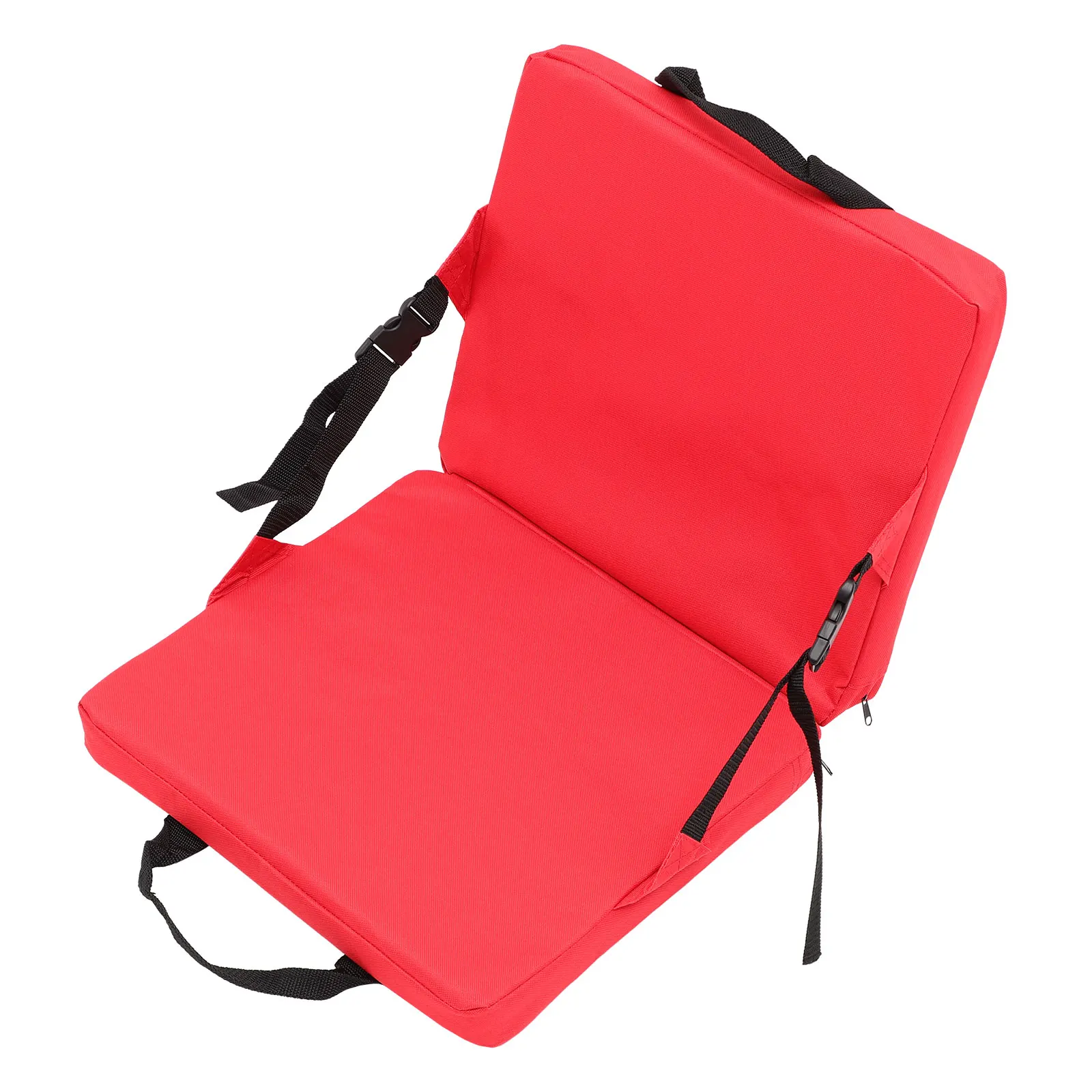

Extra Wide Stadium Seat Chair Cushions for Bleachers Lightweight Portable Wear Resistant Long Lasting Comfortable Red Foldable