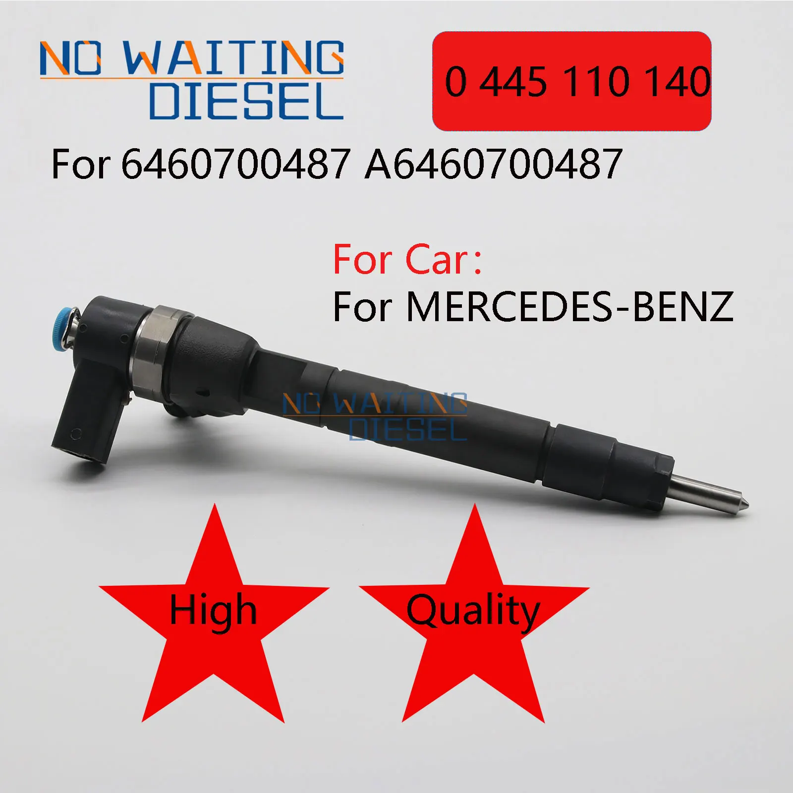 0445110140 Common Rail Injector 0 445 110 140 Fuel Injection A6460700287 A64607002870080 For MERCEDES-BENZ 0986435107