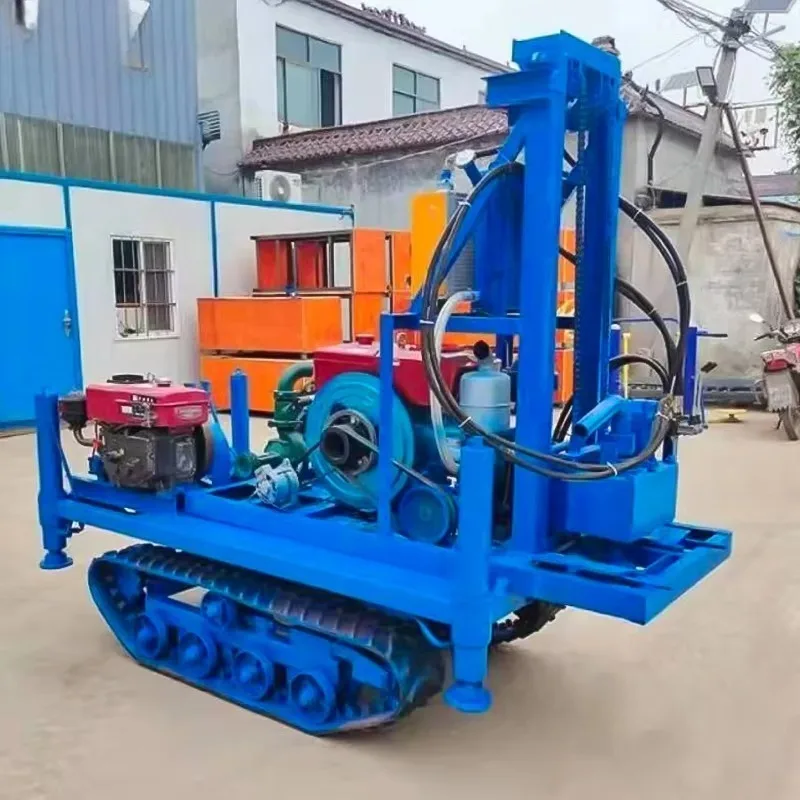150m Deep Small Hydraulic Water Well Drilling Rig Portable Drilling Equipment For Farmland Irrigation Use